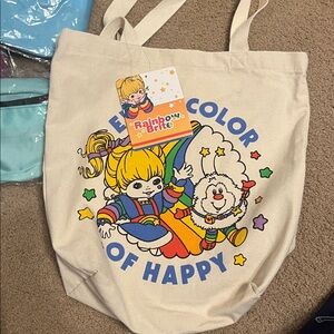Rainbow Brite Canvas Tote Bag NWT